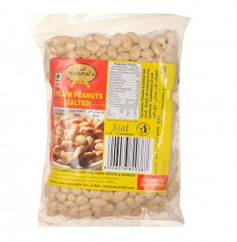 Natural's Bite Plain Peanuts (Salted)   Shrink Pack  500 grams